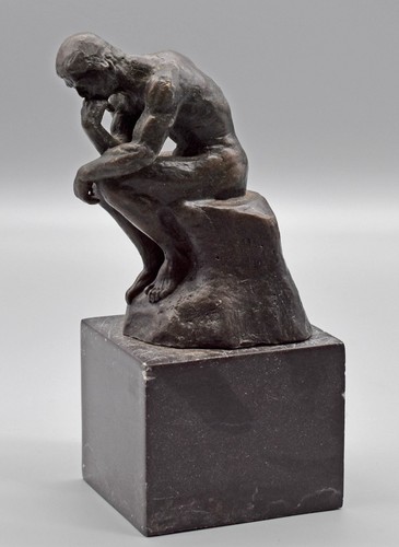 Bronze skulptur denker - bronze-, "denker"