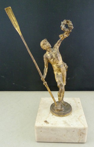 Antike figur ruder club metall - antike, ruder-club