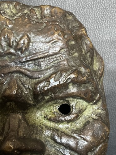 Antike bronze maske dämon - antike,