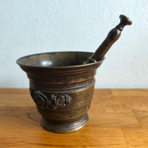 Antik mörser mit - antik,, mörser,mit