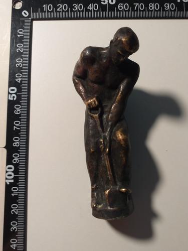 Morin georges bronze figur - morin,