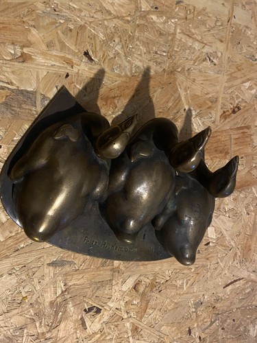 Bronze enten fritz heinemann - bronze,