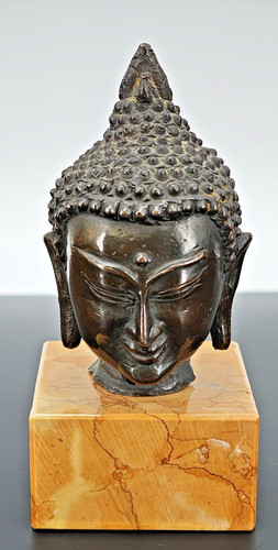 B27 thailändischer bronzekopf - b27,