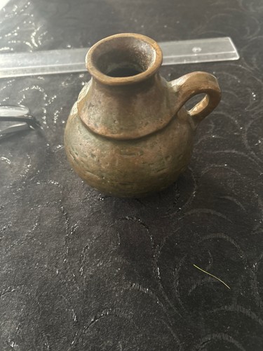 Antiker bronze messing krug - ?,