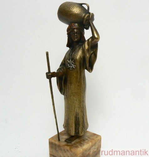 Bronze figur orientalin - bronze, mit