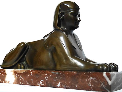Liegende sphinx figuren - sphinx, +