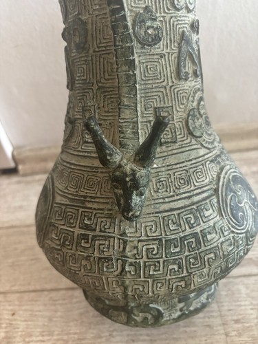 Bronze vase - vase,