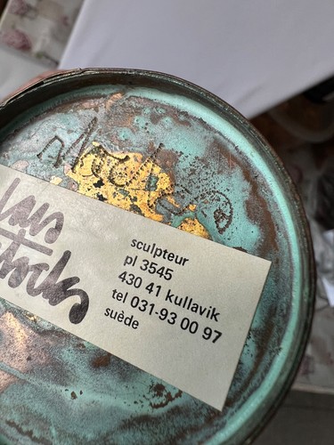Lars stocks skulptur signiert - stocks,
