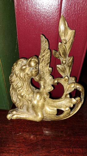 Bronze antiker markuslöwe - antiker,