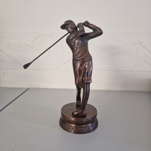 Bronze golfspieler - bronze,