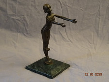 !!! ART DECO BRONZE FIGUR