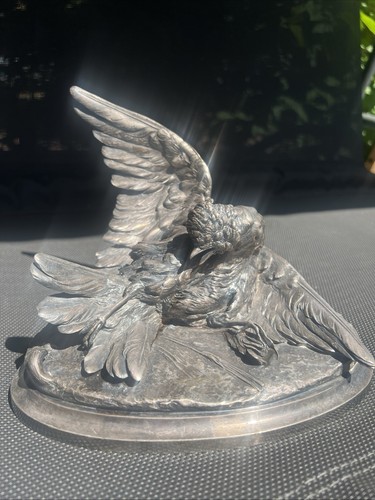 Bronze versilbert auguste - versilbert,