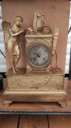 Franz empire pendule bronze - pendule,