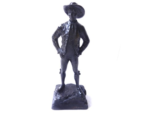 Bronze figur ruff mann am - mann,