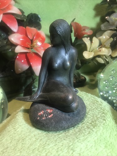 Antike meerjungfrau bronze - meerjungfrau, auf