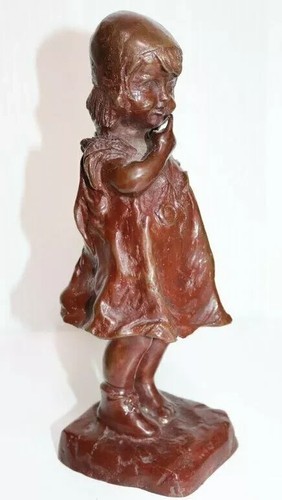 Bronze skulptur figur - skulptur,