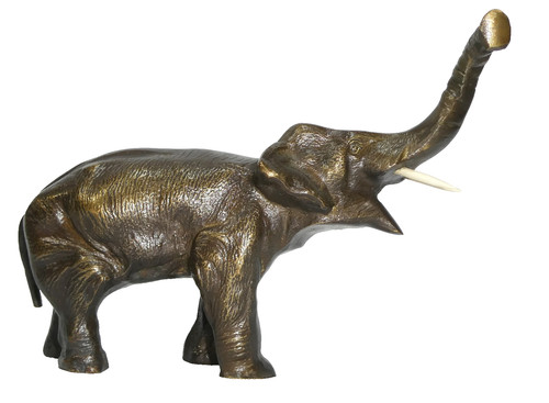 Bronze elefant wien 1900 - bronze,
