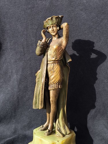 Alte frz bronzefigur - bronzefigur, r