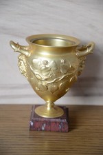 PRACHT- VASE  , vergoldet um