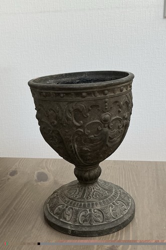 Antiker bronze pokal - antiker, 17,5