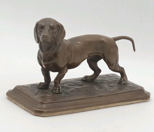 Antike bronze signiert flick - bronze,