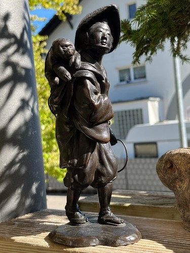 Okimono bronze meiji - okimono,