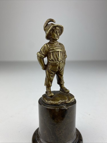 Bronze figur skulptur junge - skulptur,
