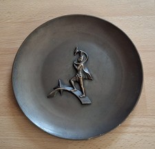 Art Deco Bronze Teller, 665g
