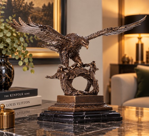 Bronze skulptur adler flug - bronze, im