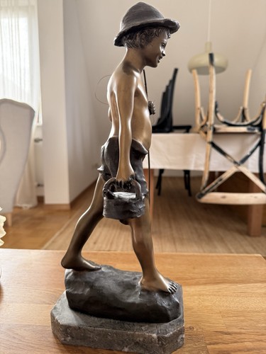 Bronzefigur fischer giovanni - "fischer",