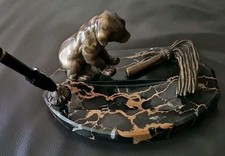 Antike 2,1Kg Bronzefigur auf