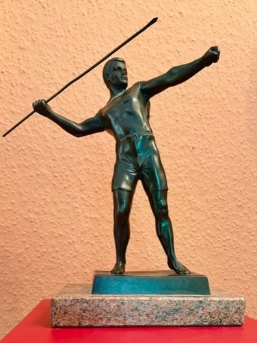 Skulptur bronze patiniert art - bronze,
