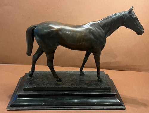 Alte bronze figur - pferd, tier