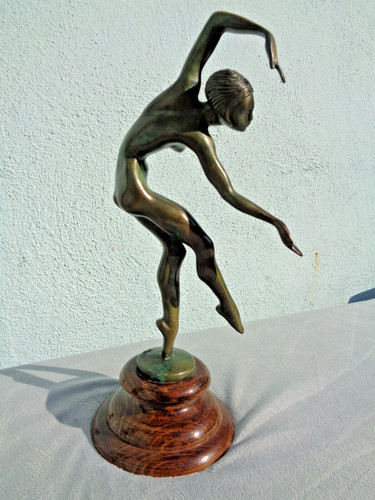 Original art déco - déco, tänzerin