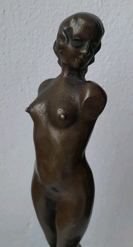Jugendstil bronzeskuptur - jugendstil,
