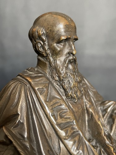 Antike bronze statue gelehrten - bronze,