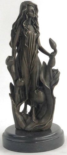 Bronze skulptur junge - bronze,
