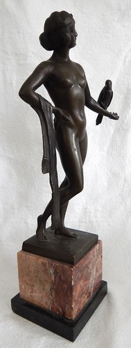 Bronze auf marmor skulptur - marmor,