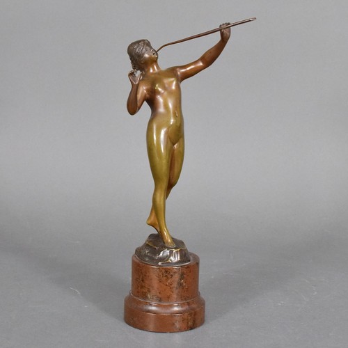 Bronze figur akt - bronze, iffland