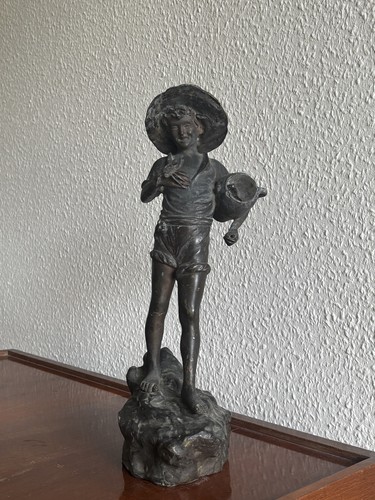 Antike bronze skulptur - bronze,