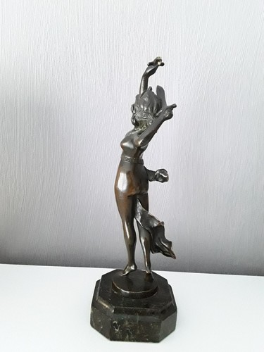 Art déco bronze tänzerin - déco,