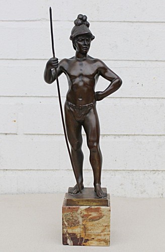 Bronze krieger mit - bronze,