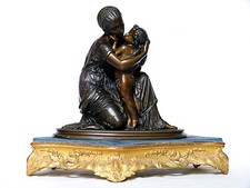BRONZEFIGUR um 1900 auf