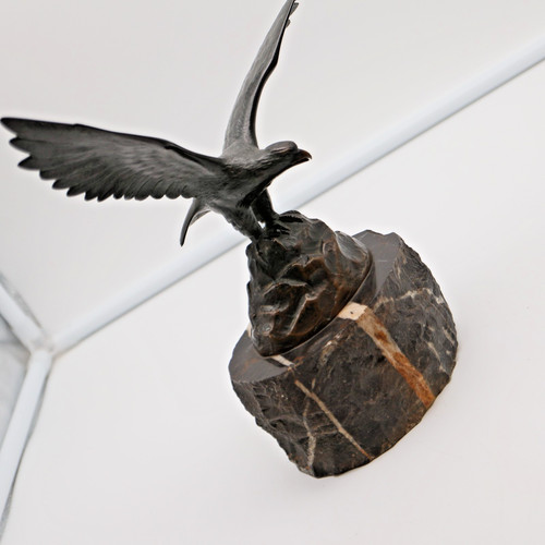 Historischer bronzeadler auf - historischer,