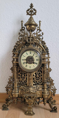 Antike bronzeuhr 1890 - bronzeuhr,
