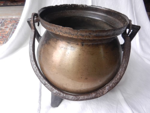 Bronze grapen kessel - bronze, grapen,