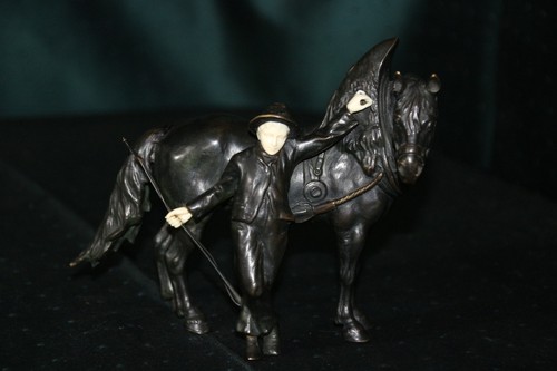 Bronze figur antike - bronze,