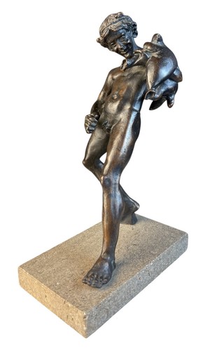 Bronze skulptur betrunkener - bronze,