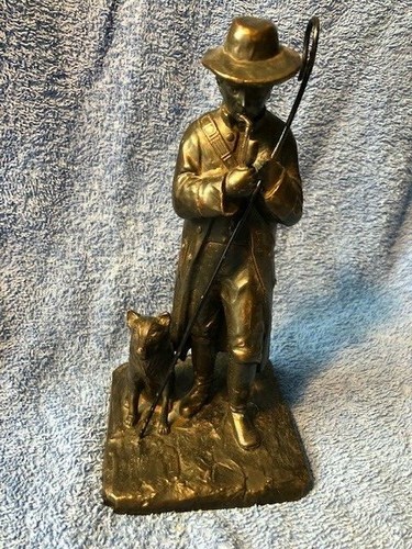 Entspannter schäfer mit hund - entspannter,