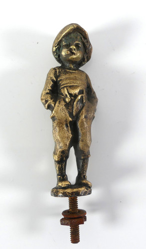 Kleine bronze figur - bronze,